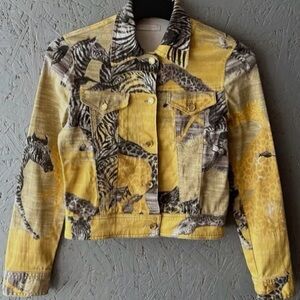 Vintage Roberto Cavalli Zebra Giraffe Jacket